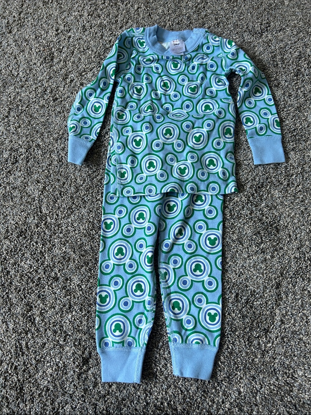 Hanna Andersson Mickey Mouse Print Pajama Set